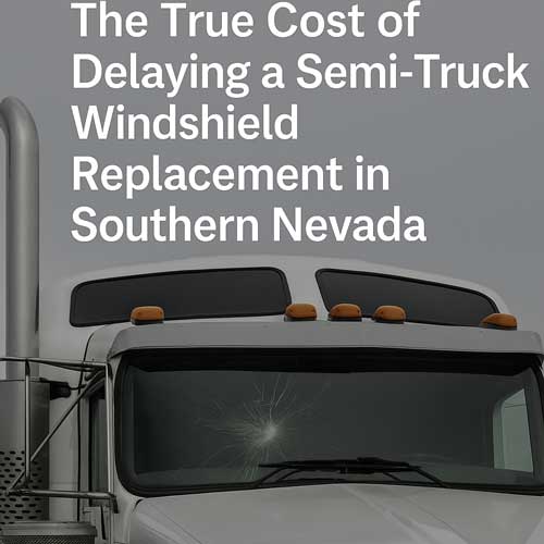 The True Cost of Delaying a Semi-Truck Windshield Replacement in Southern Nevada