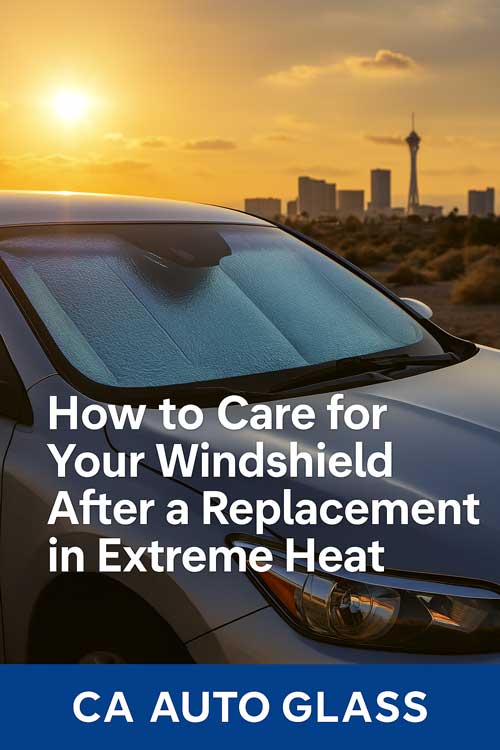 How to Care for Your Windshield After a Replacement in Extreme Heat