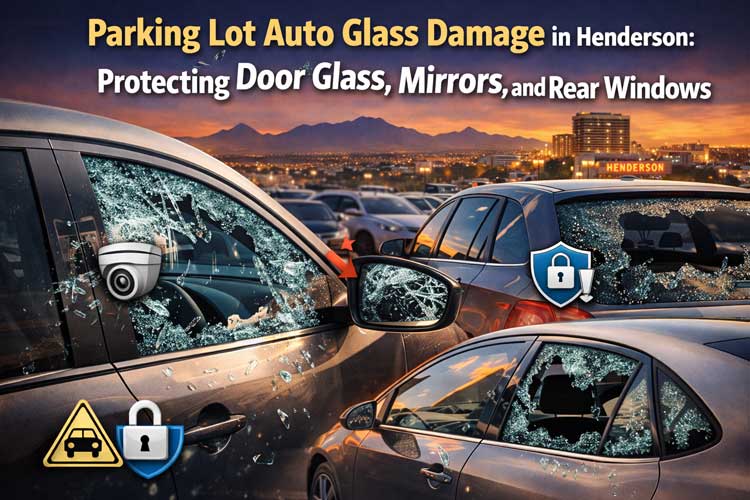 Parking Lot Auto Glass Damage in Henderson: Protecting Door Glass, Mirrors, and Rear Windows