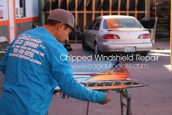 chipped windshield repair installation las vegas