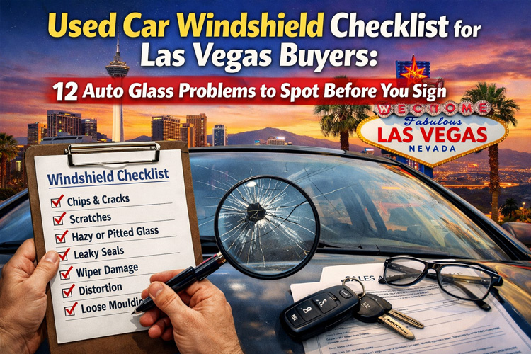 Used Car Windshield Checklist for Las Vegas Buyers