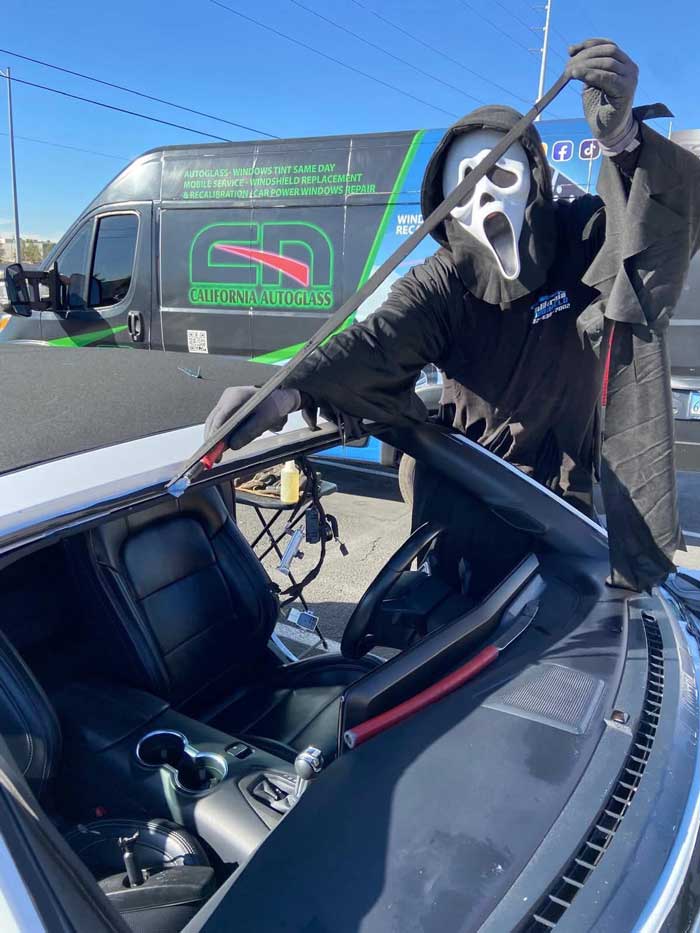 Power window and windshield service photo