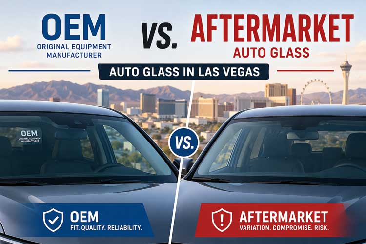 OEM vs. Aftermarket Auto Glass in Las Vegas