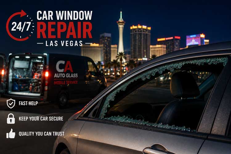 24 hour Car Window Repair Las Vegas
